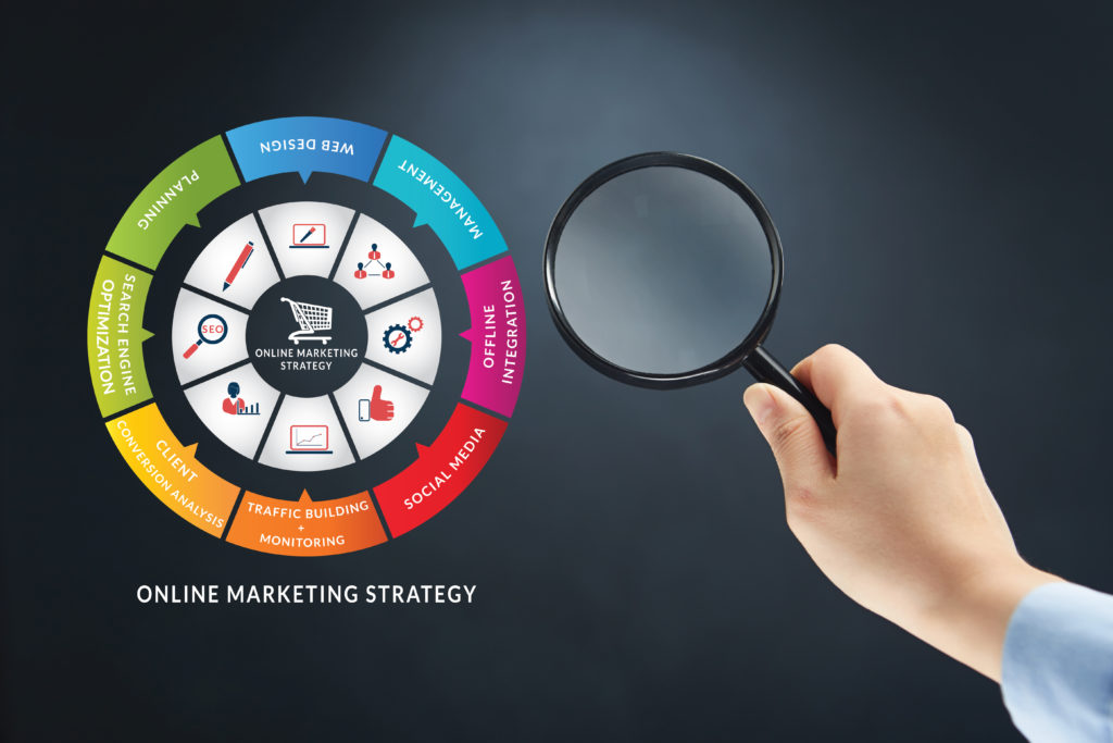 marketing strategy concept illustration